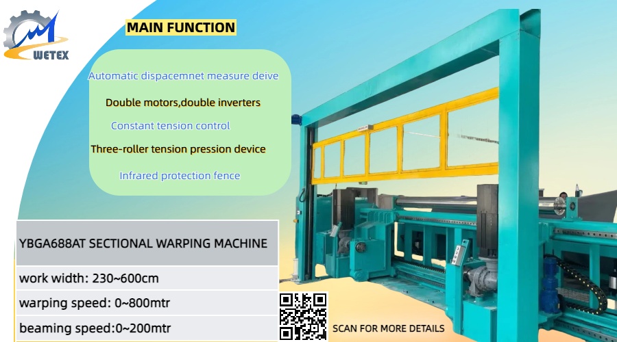 WETEX Introduces YBGA688AT: The Ultimate Solution for High-Tension Yarn Warping